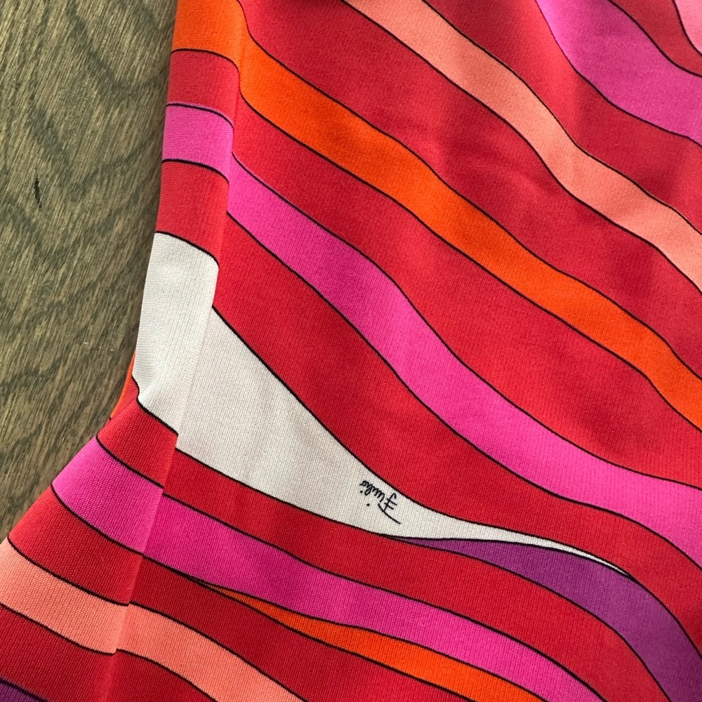 Emilio Pucci Iride Print Minidress - Picture 4 of 8